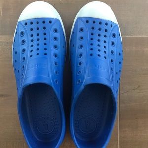 Native Jefferson sneakers - blue/glow in the dark